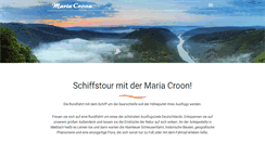 Desktop Screenshot of maria-croon.de